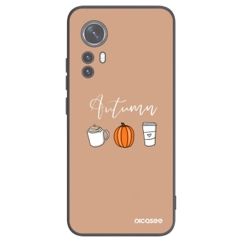 Picasee fekete szilikon tok az alábbi mobiltelefonokra Xiaomi 12 - Autumn