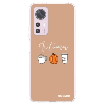 Picasee átlátszó szilikon tok az alábbi mobiltelefonokra Xiaomi 12 - Autumn