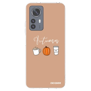 Picasee átlátszó szilikon tok az alábbi mobiltelefonokra Xiaomi 12 Pro - Autumn