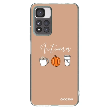 Picasee átlátszó szilikon tok az alábbi mobiltelefonokra Xiaomi Redmi Note 11 Pro+ 5G - Autumn