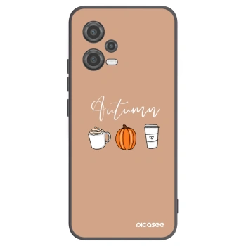 Picasee fekete szilikon tok az alábbi mobiltelefonokra Xiaomi Poco X5 - Autumn
