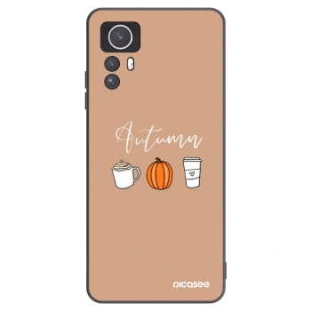 Picasee fekete szilikon tok az alábbi mobiltelefonokra Xiaomi Redmi Note 12S - Autumn