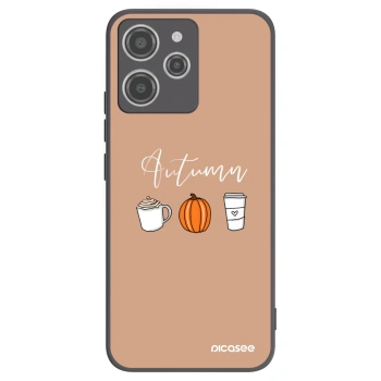 Picasee fekete szilikon tok az alábbi mobiltelefonokra Xiaomi Redmi 12 4G - Autumn