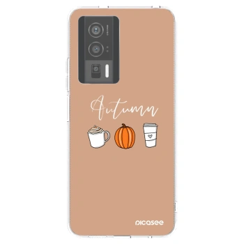 Picasee átlátszó szilikon tok az alábbi mobiltelefonokra Xiaomi Poco F5 Pro 5G - Autumn
