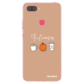 Picasee átlátszó szilikon tok az alábbi mobiltelefonokra Xiaomi Mi 8 Lite - Autumn