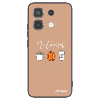 Picasee fekete szilikon tok az alábbi mobiltelefonokra Xiaomi Poco X6 - Autumn