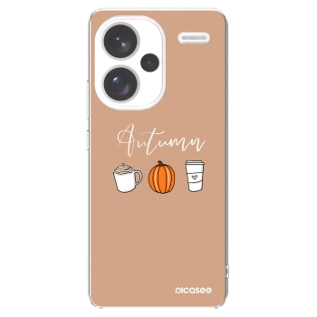 Picasee átlátszó szilikon tok az alábbi mobiltelefonokra Xiaomi Redmi Note 13 Pro+ 5G - Autumn