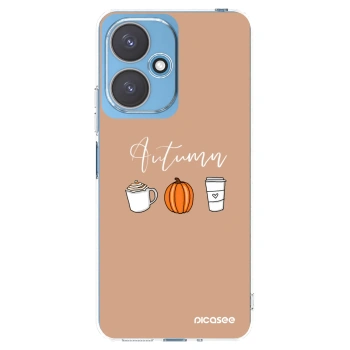 Picasee átlátszó szilikon tok az alábbi mobiltelefonokra Xiaomi Redmi 13C 5G - Autumn