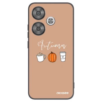 Picasee fekete szilikon tok az alábbi mobiltelefonokra Xiaomi Poco F6 - Autumn