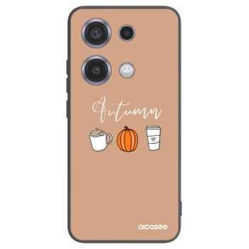 Picasee fekete szilikon tok az alábbi mobiltelefonokra Xiaomi Redmi Note 14S - Autumn