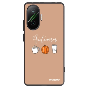 Picasee fekete szilikon tok az alábbi mobiltelefonokra Xiaomi Poco F7 5G - Autumn