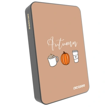 Picasee Powerbank MagSafe 10 000 mAh Szürke - Autumn