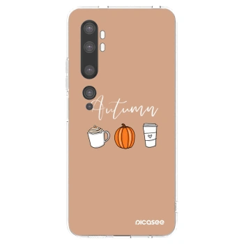 Picasee átlátszó szilikon tok az alábbi mobiltelefonokra Xiaomi Mi Note 10 (Pro) - Autumn