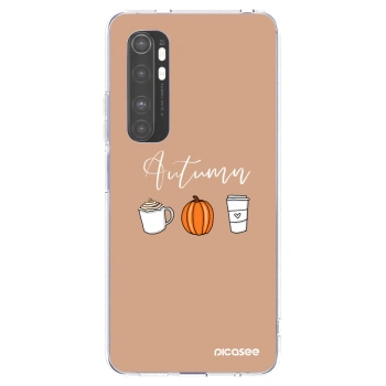 Picasee átlátszó szilikon tok az alábbi mobiltelefonokra Xiaomi Mi Note 10 Lite - Autumn