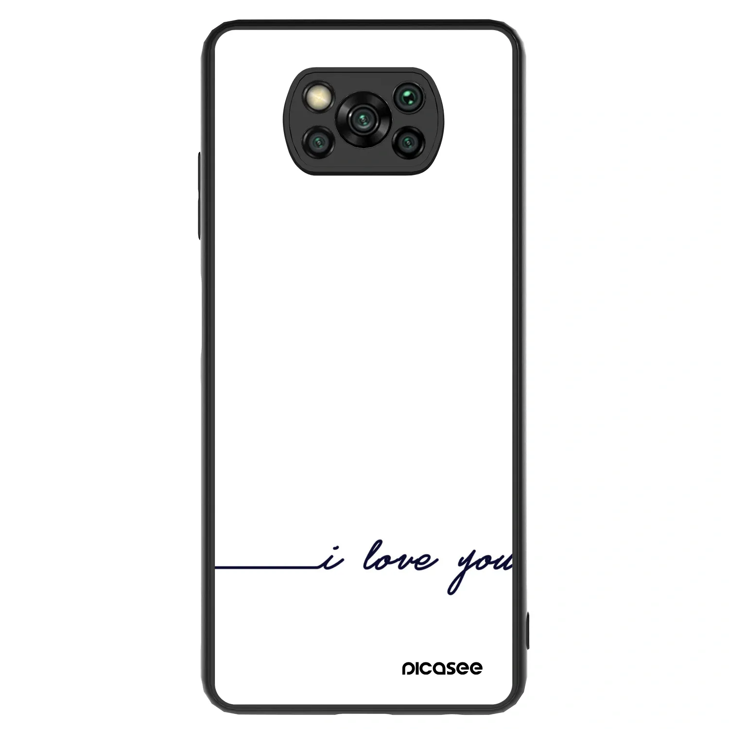 Picasee ULTIMATE CASE Xiaomi Poco X3 - készülékre - I love you