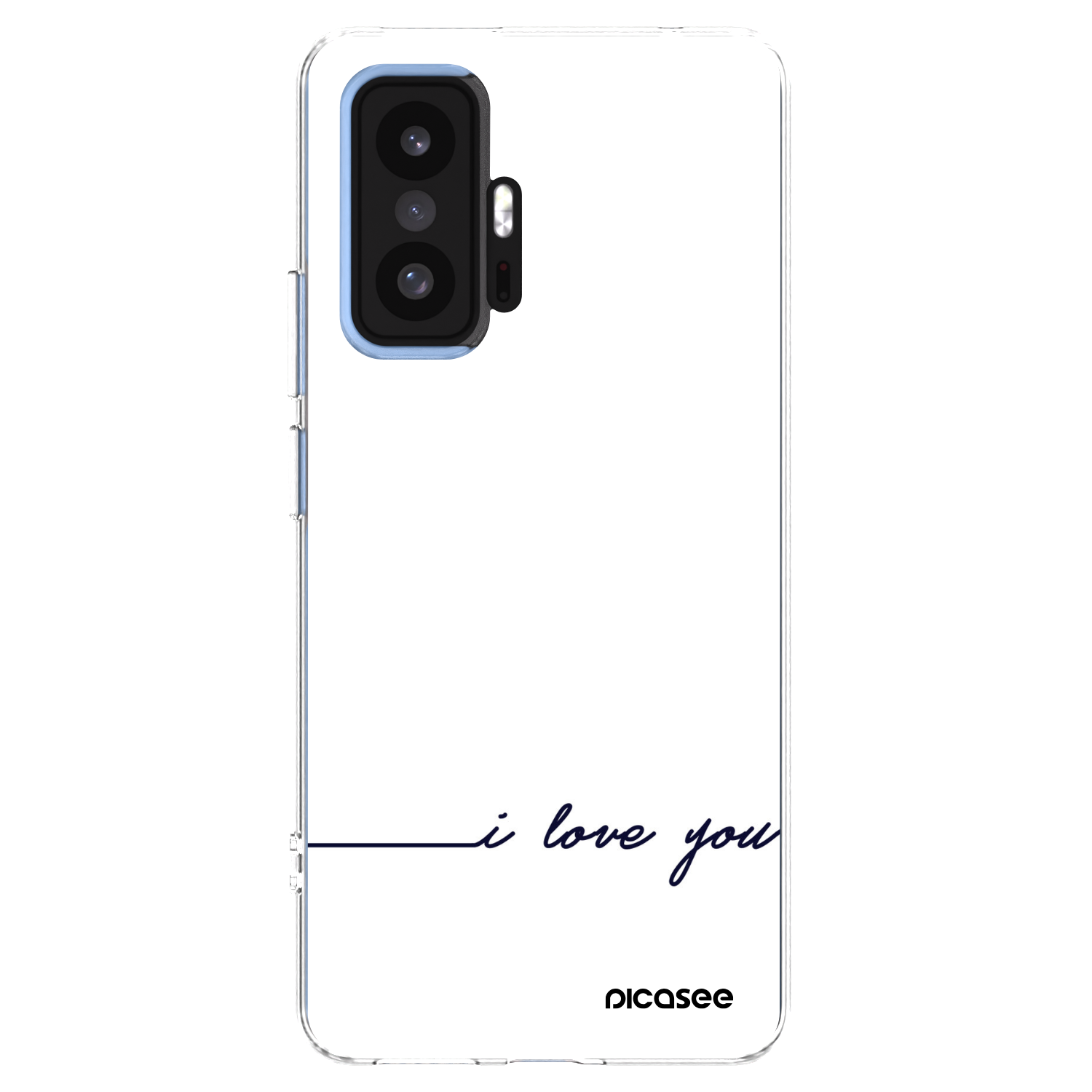 Picasee átlátszó szilikon tok az alábbi mobiltelefonokra Xiaomi 11T - I love you