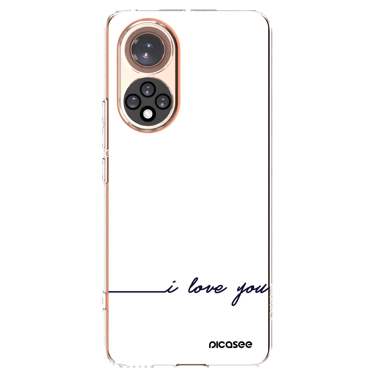 Picasee átlátszó szilikon tok az alábbi mobiltelefonokra Huawei Nova 9 - I love you