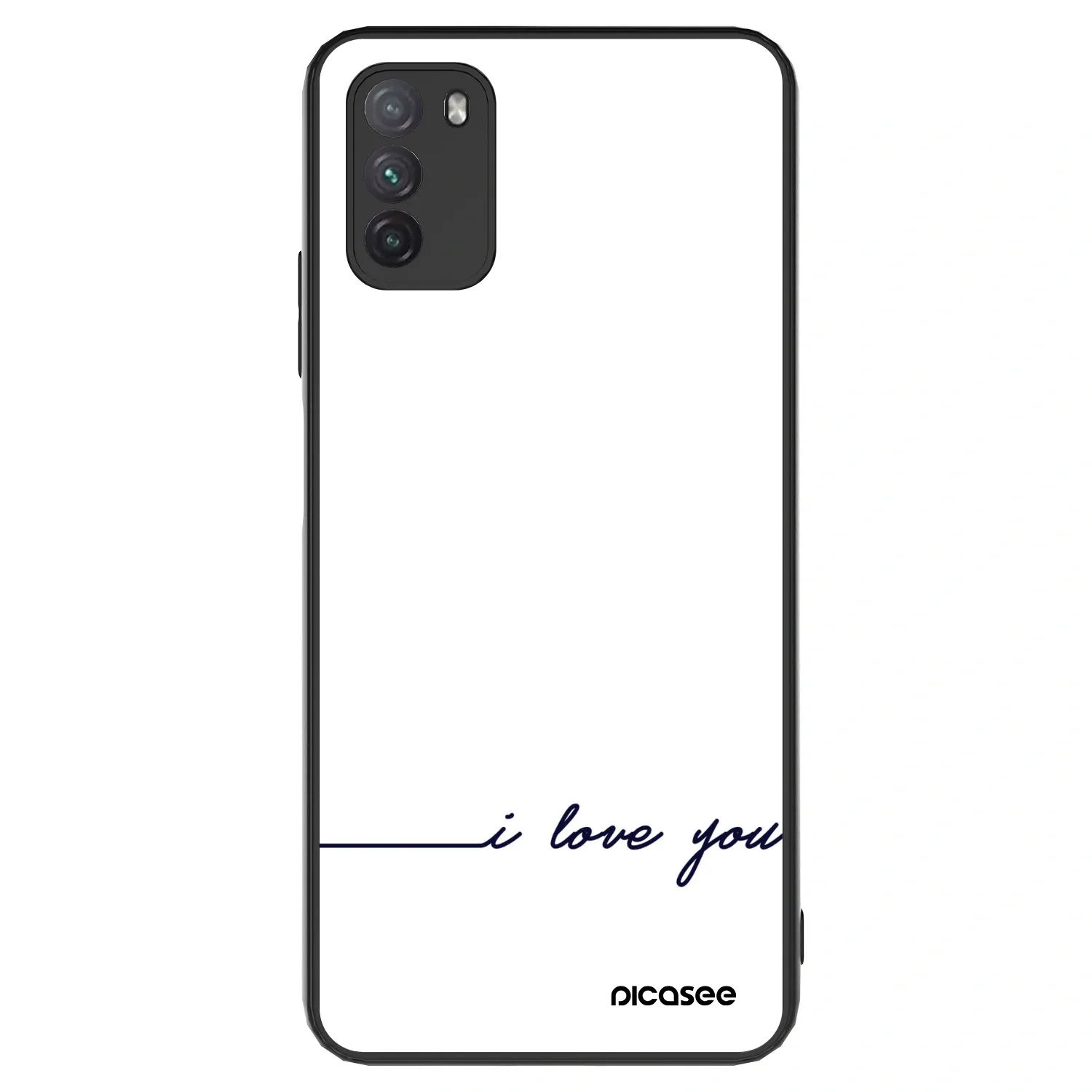 Picasee ULTIMATE CASE Xiaomi Poco M3 - készülékre - I love you