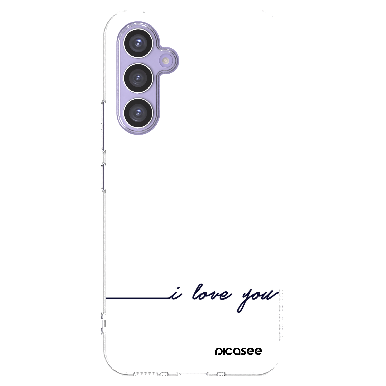 Picasee átlátszó szilikon tok az alábbi mobiltelefonokra Samsung Galaxy A54 5G A546B - I love you