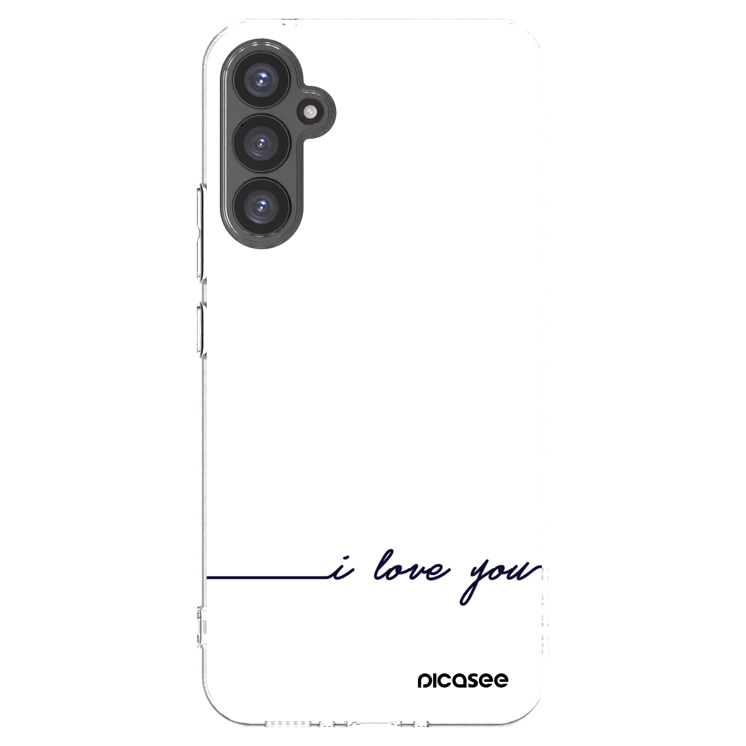 Picasee átlátszó szilikon tok az alábbi mobiltelefonokra Samsung Galaxy A34 5G A346B - I love you