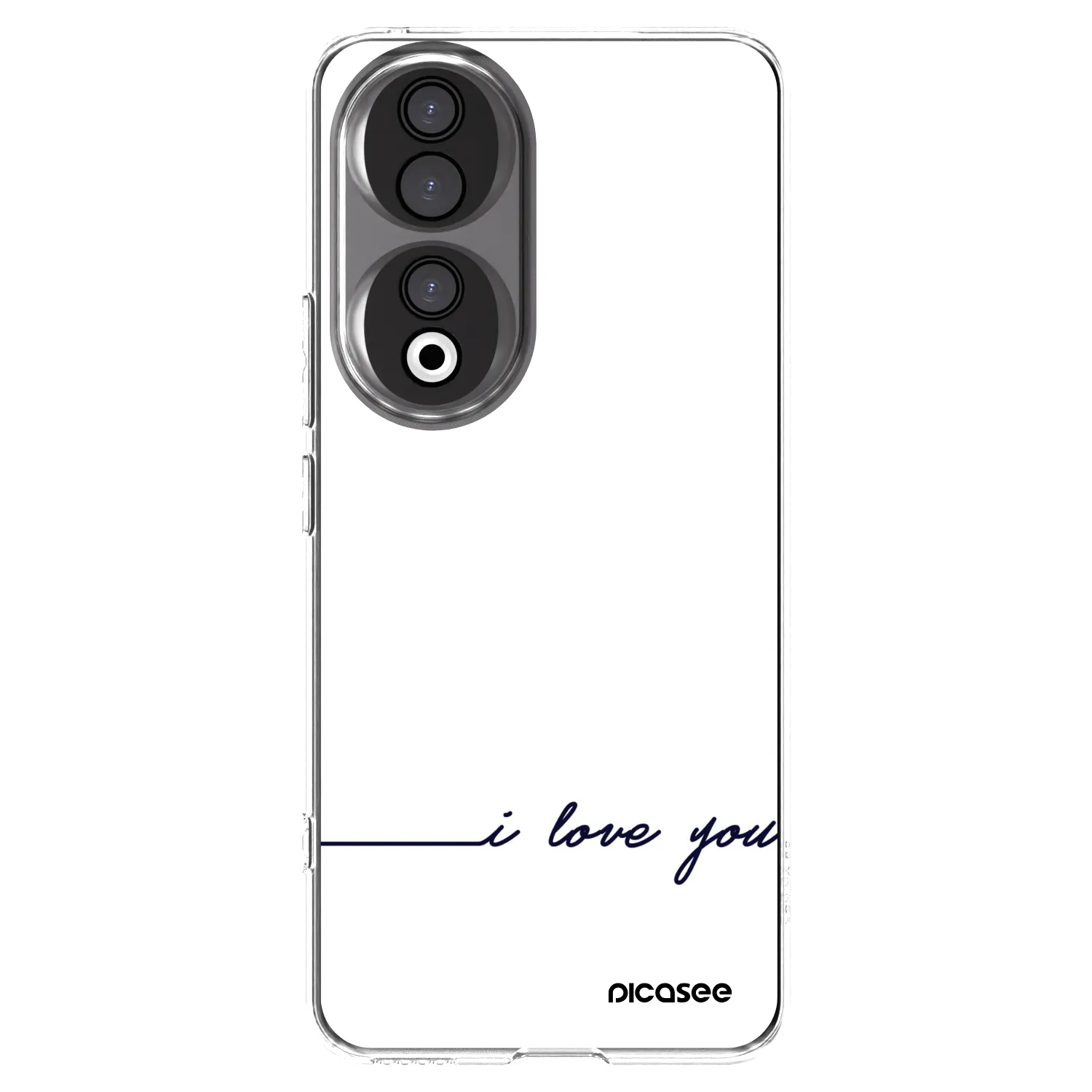 Picasee átlátszó szilikon tok az alábbi mobiltelefonokra Honor 90 5G - I love you