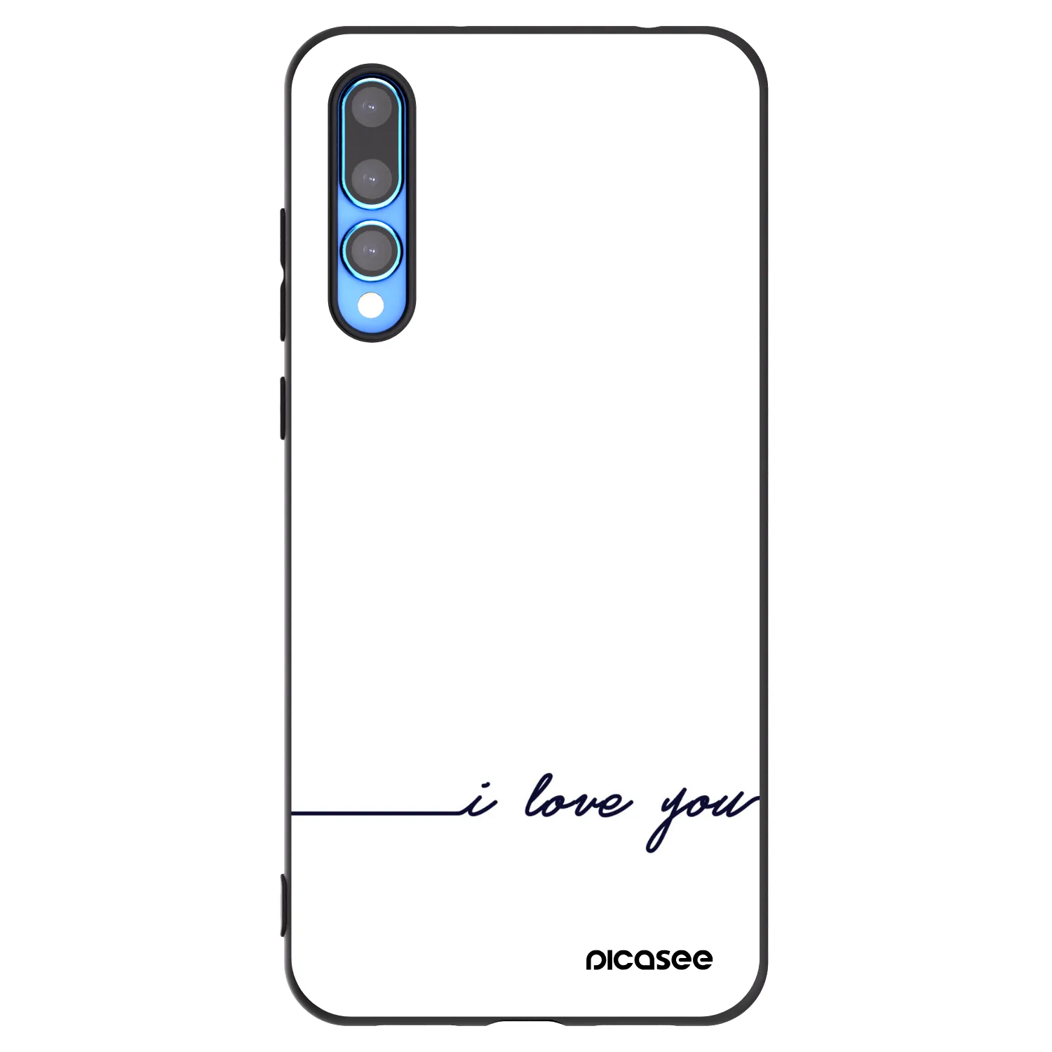 Picasee fekete szilikon tok az alábbi mobiltelefonokra Huawei P20 Pro - I love you