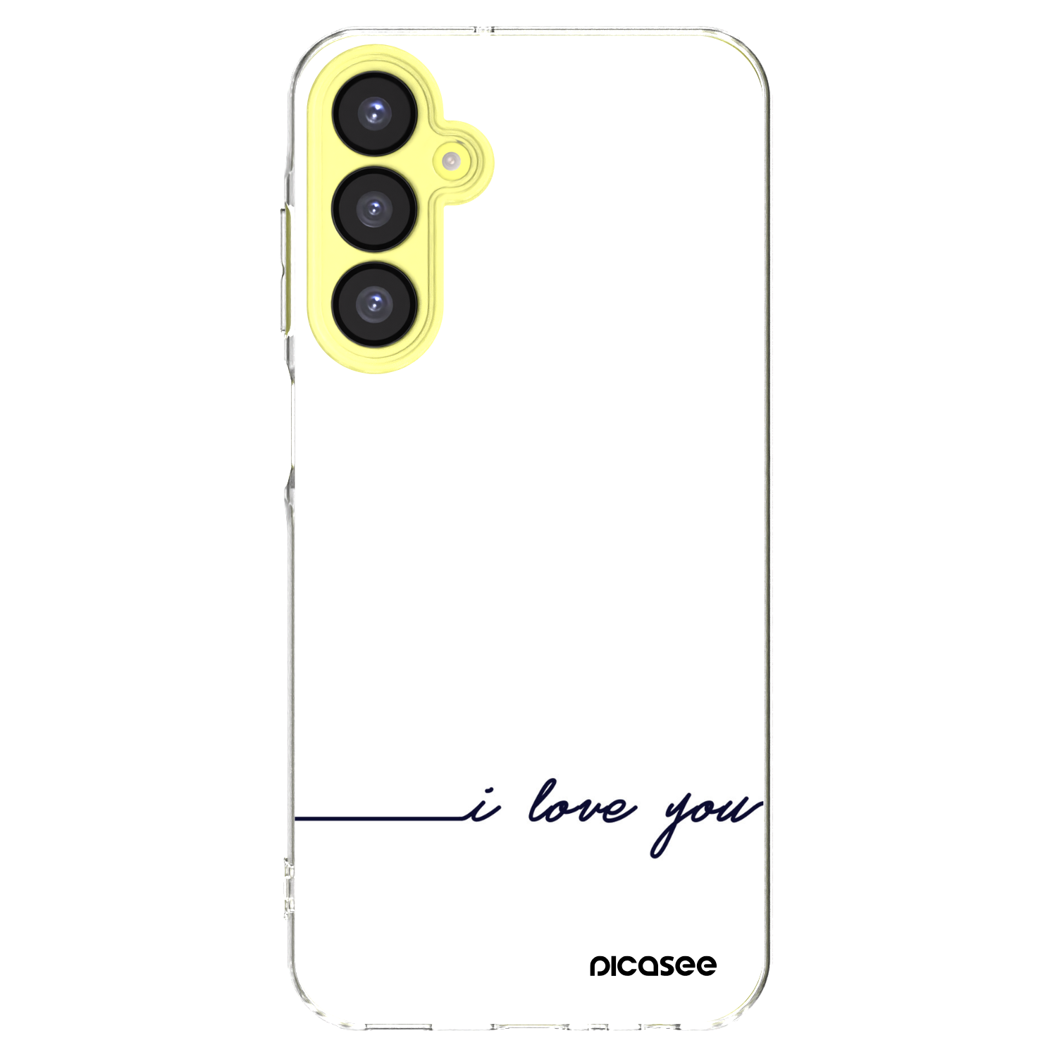 Picasee átlátszó szilikon tok az alábbi mobiltelefonokra Samsung Galaxy A25 A256B 5G - I love you