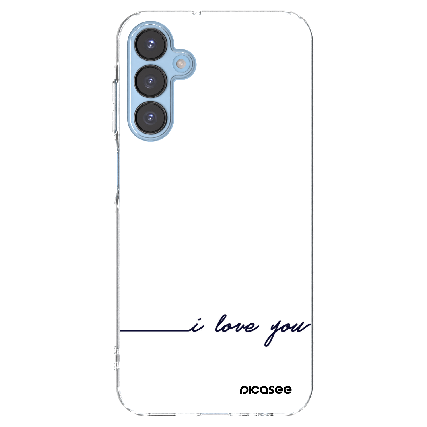 Picasee átlátszó szilikon tok az alábbi mobiltelefonokra Samsung Galaxy A15 A156B 5G - I love you