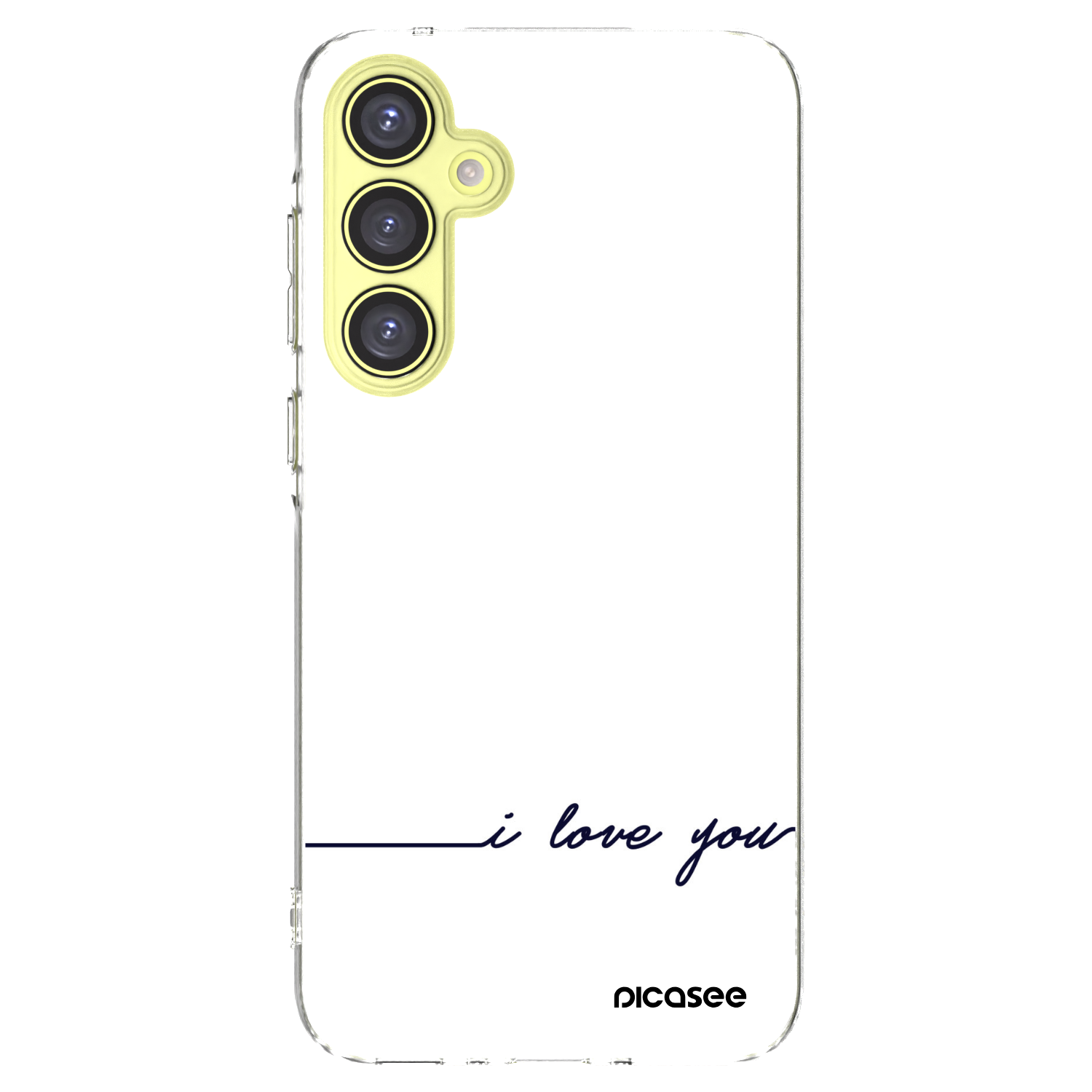 Picasee átlátszó szilikon tok az alábbi mobiltelefonokra Samsung Galaxy A35 5G A356B - I love you