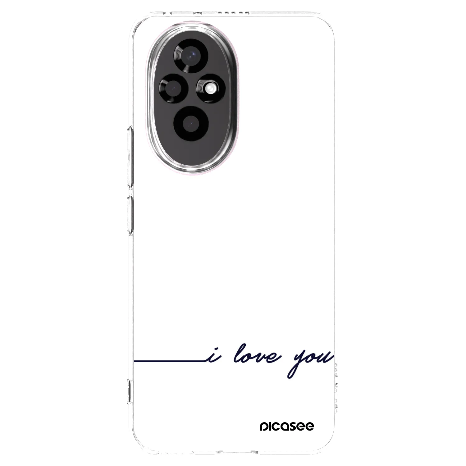 Picasee átlátszó szilikon tok az alábbi mobiltelefonokra Honor 200 5G - I love you