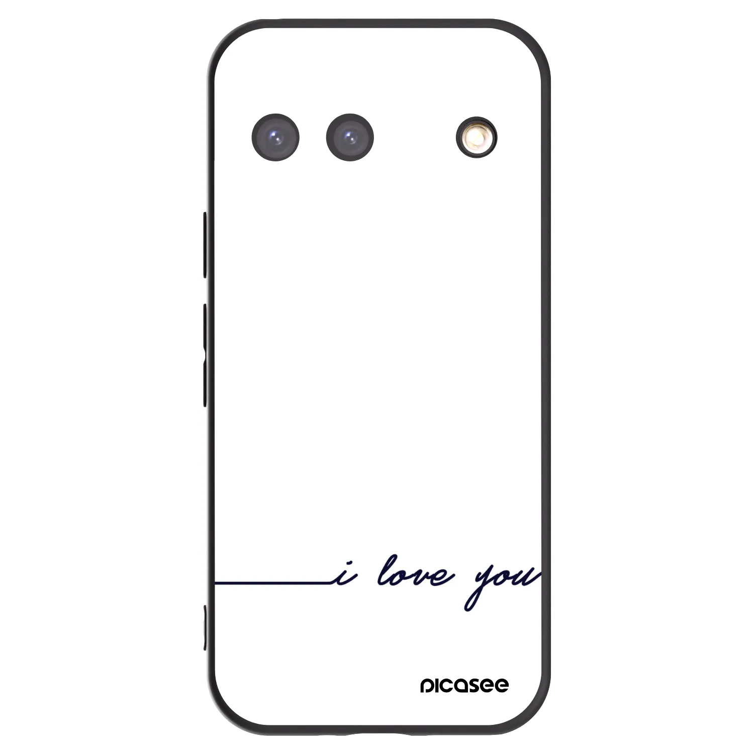 Picasee fekete szilikon tok az alábbi mobiltelefonokra Google Pixel 9 - I love you