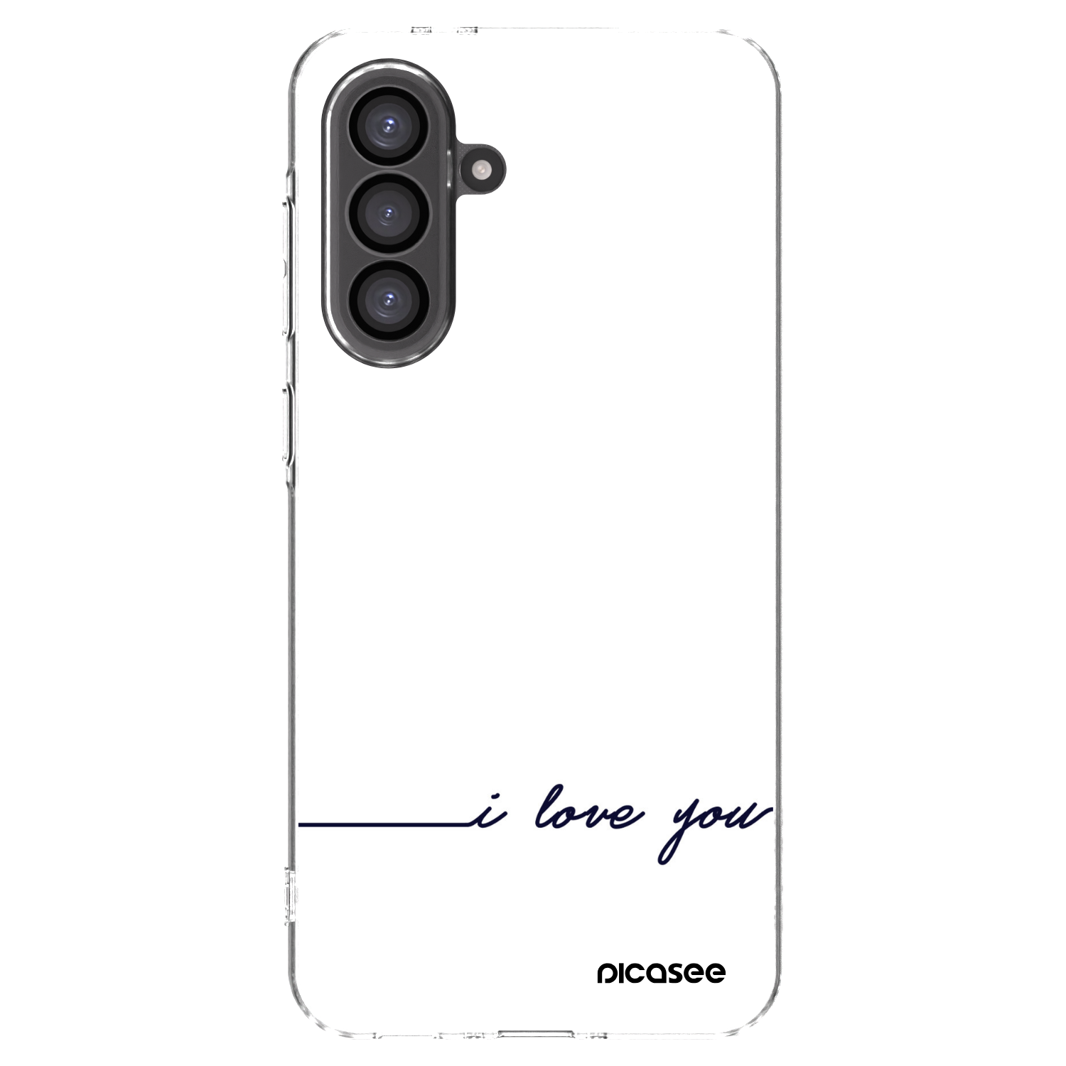 Picasee átlátszó szilikon tok az alábbi mobiltelefonokra Samsung Galaxy A36 5G - I love you