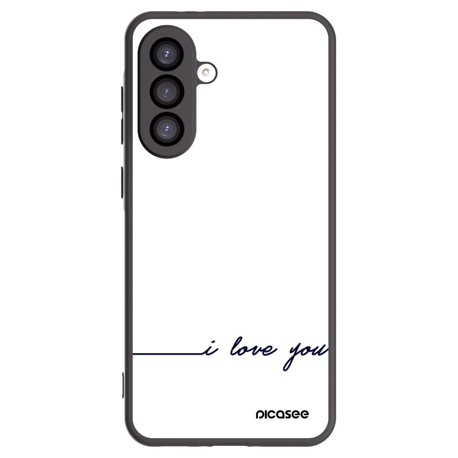 Picasee fekete szilikon tok az alábbi mobiltelefonokra Samsung Galaxy A26 5G A266B - I love you