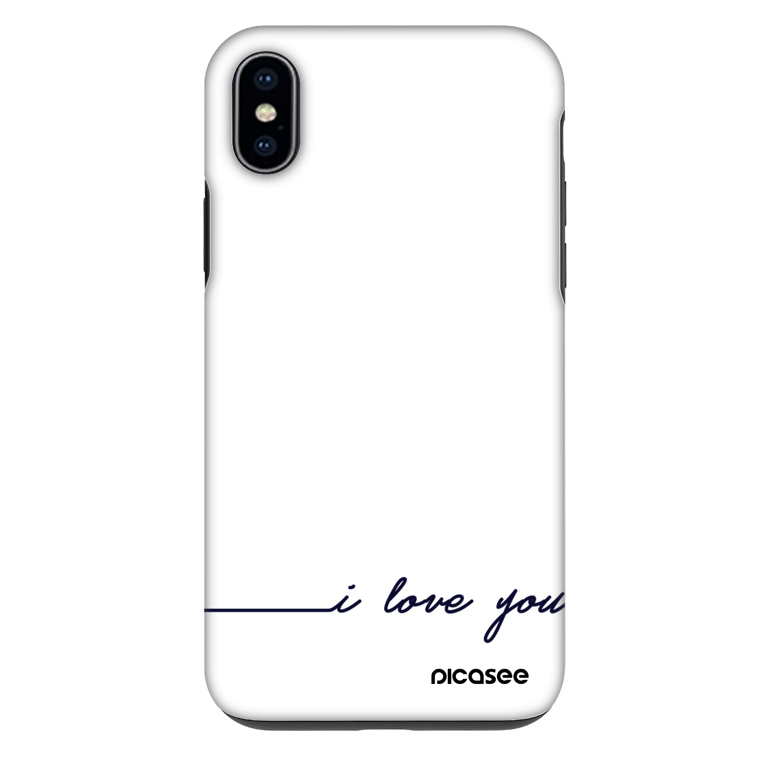 Picasee Fashion Case Apple iPhone XS Max - I love you
