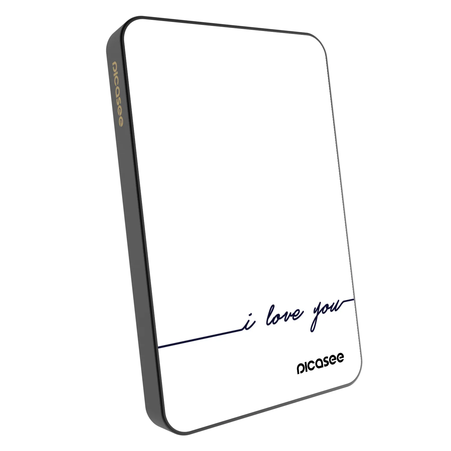 Picasee Powerbank MagSafe 5 000 mAh Szürke - I love you
