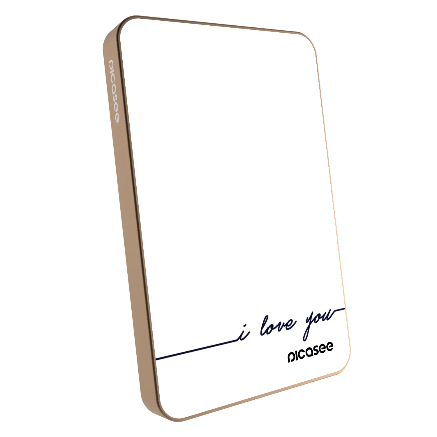 Picasee Powerbank MagSafe 5 000 mAh Aranysárga - I love you
