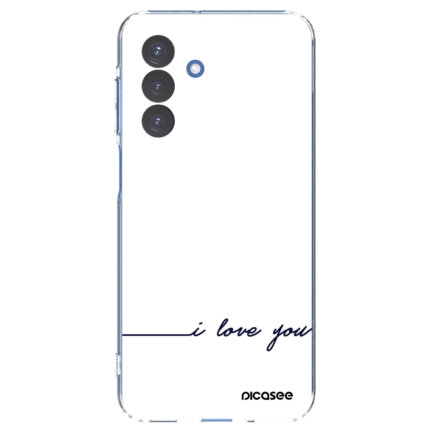 Picasee átlátszó szilikon tok az alábbi mobiltelefonokra Samsung Galaxy A17 5G - I love you