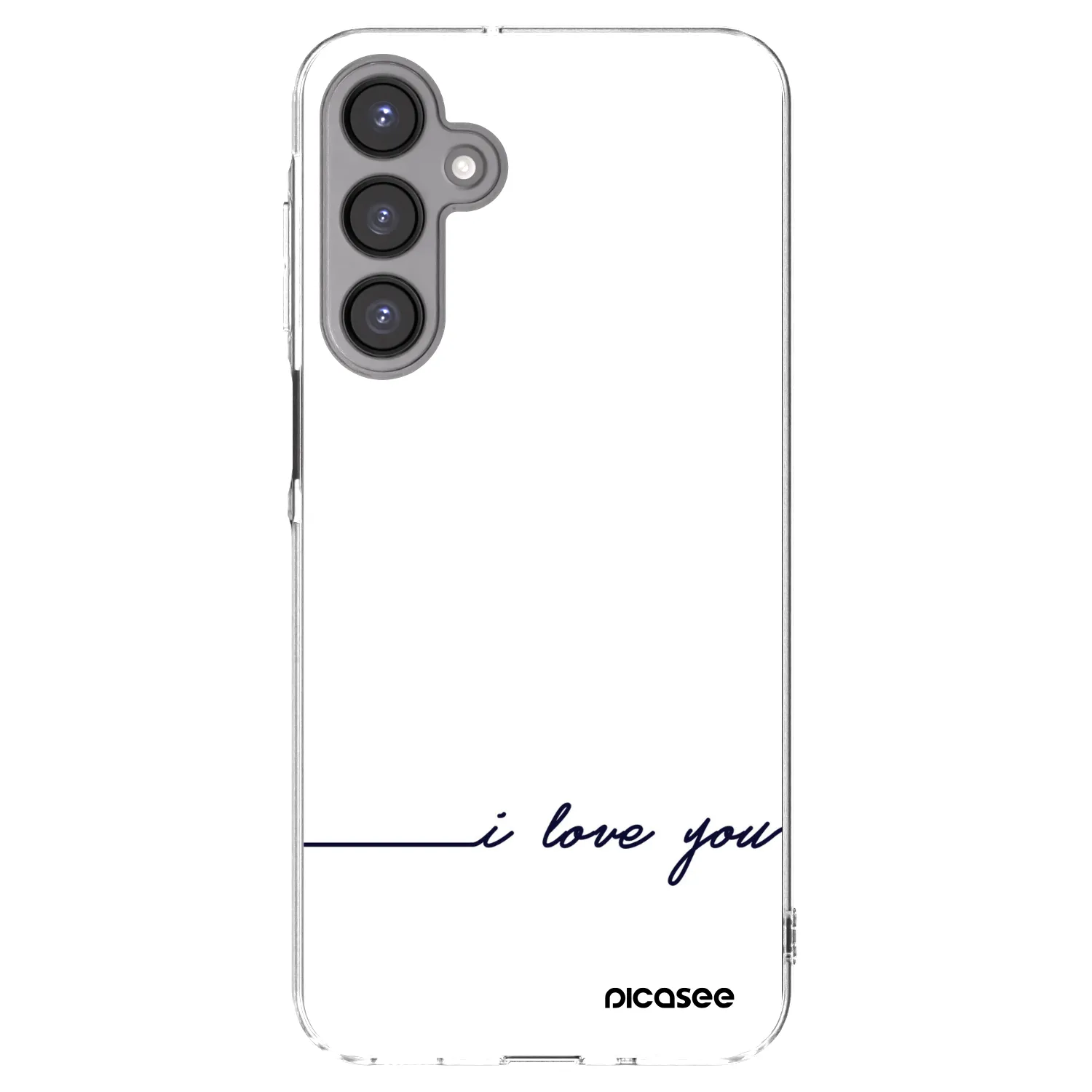 Picasee átlátszó szilikon tok az alábbi mobiltelefonokra Samsung Galaxy A16 4G - I love you