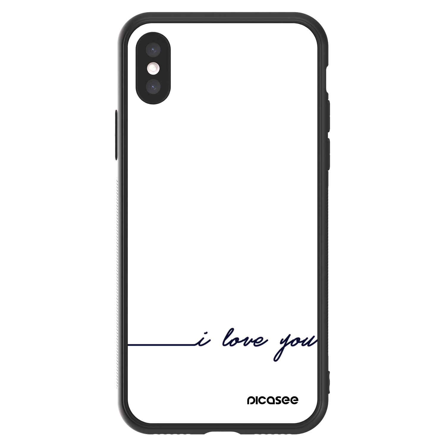 Picasee ULTIMATE CASE Apple iPhone X/XS - készülékre - I love you