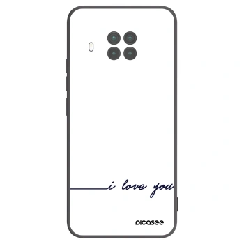 Picasee fekete szilikon tok az alábbi mobiltelefonokra Xiaomi Mi 10T Lite - I love you