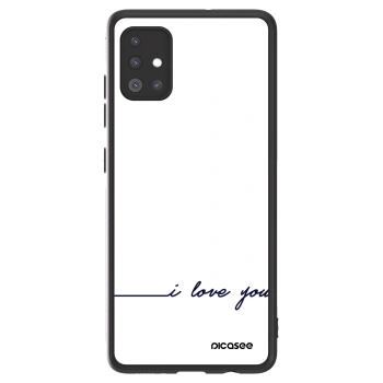 Picasee ULTIMATE CASE Samsung Galaxy A51 A515F - készülékre - I love you