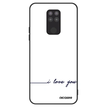 Szilikon tok erre a típusra Xiaomi Redmi Note 9 - I love you