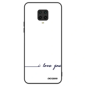 Szilikon tok erre a típusra Xiaomi Redmi Note 9 Pro - I love you