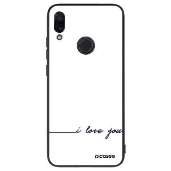 Szilikon tok erre a típusra Xiaomi Redmi Note 7 - I love you