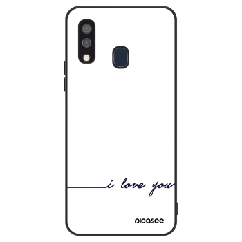 Szilikon tok erre a típusra Samsung Galaxy A40 A405F - I love you