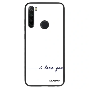 Szilikon tok erre a típusra Xiaomi Redmi Note 8 - I love you
