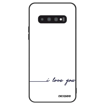 Szilikon tok erre a típusra Samsung Galaxy S10 G973 - I love you