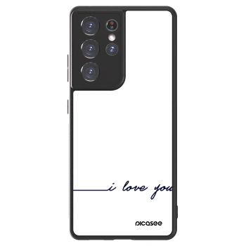 Szilikon tok erre a típusra Samsung Galaxy S21 Ultra 5G G998B - I love you