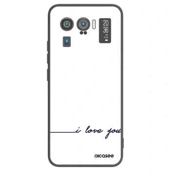 Picasee fekete szilikon tok az alábbi mobiltelefonokra Xiaomi Mi 11 Ultra - I love you
