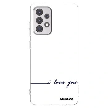 Picasee átlátszó szilikon tok az alábbi mobiltelefonokra Samsung Galaxy A52s 5G A528B - I love you